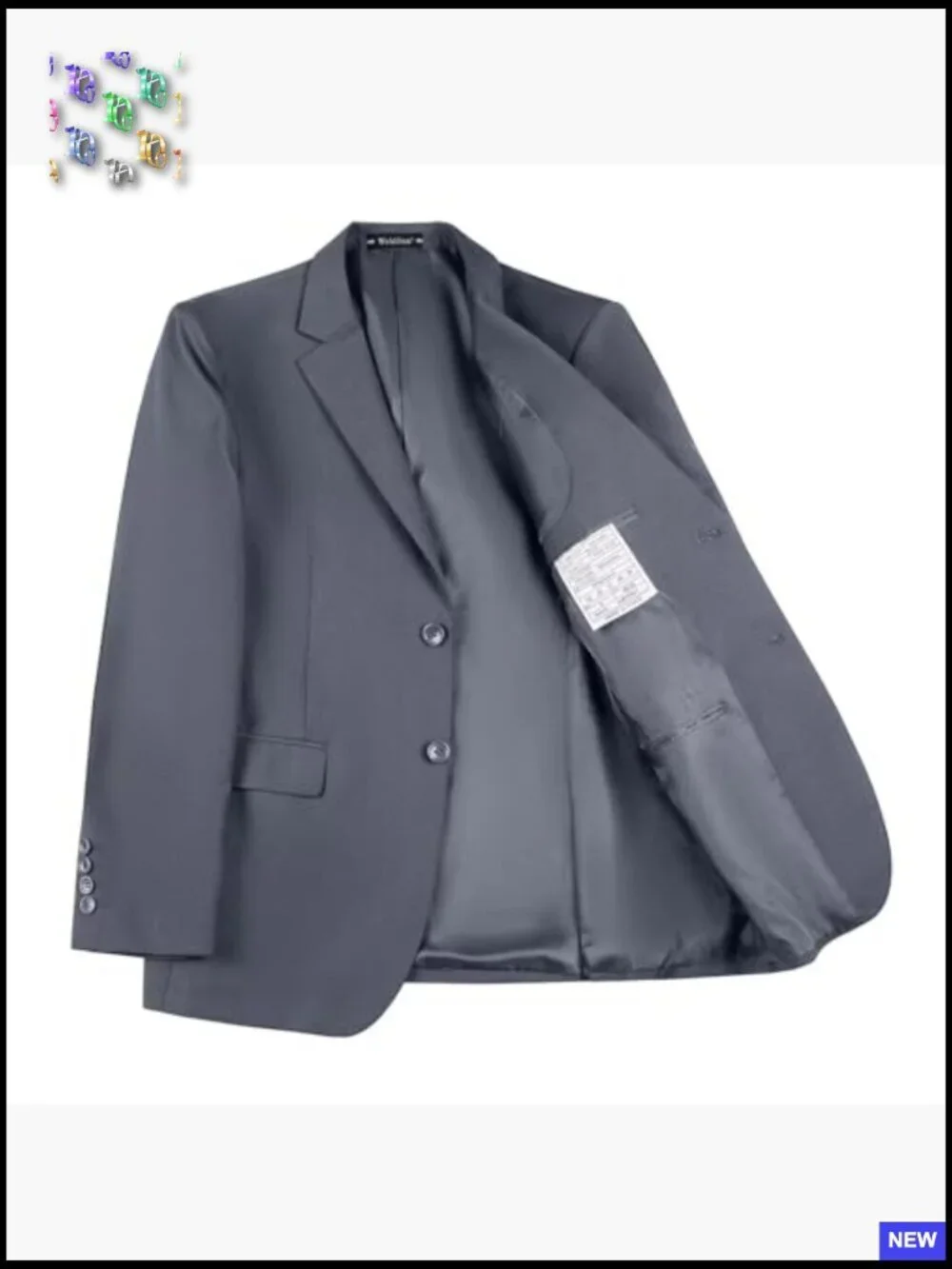 Slim Fit Blazer Modern Classic Tuxedo Jacket for Formal Wedding Prom